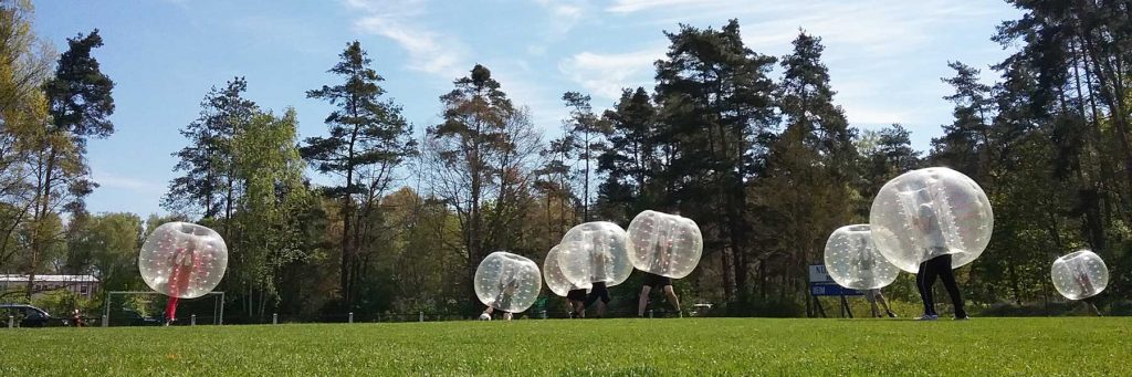 Bubblefootball mit Body Zorbs in Premiumqualität