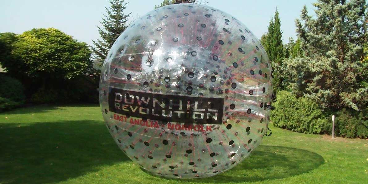 ZORB® mit Downhill Revolution-Logo