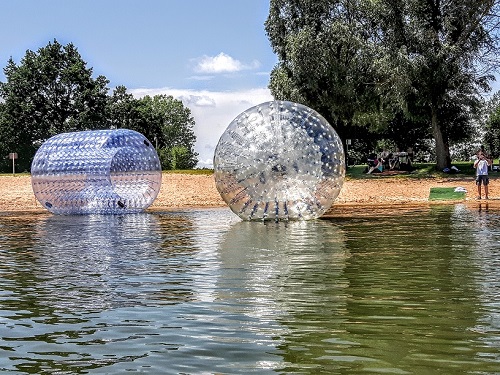 Zorbing am Altmühlsee