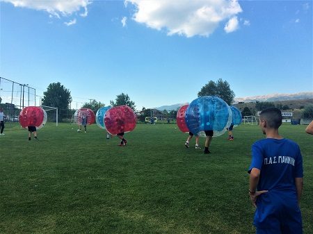 Bubble Soccer with Original Body Zorbs now possible in Ioannina, Greece