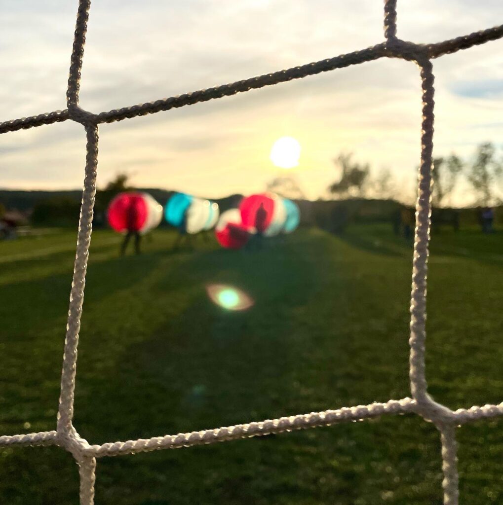 Bubble Soccer-Turnier in Mitteleschenbach