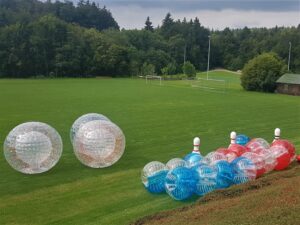 Zorbing und Bubble Soccer - ready for action