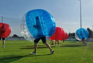 Bubble Soccer-Firmenevent Novartis beim 1.FC Nürnberg
